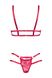 Комплект бюстгальтер и стринги Anais Aria Красный XS 102271 фото 3