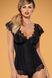 Bodysuit Obsessive Moketta Black S/M