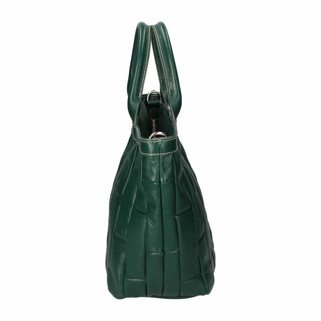 Велика шкіряна сумка шоппер Italian Bags san0084 san0084_green фото