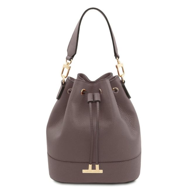 Жіноча сумка Tuscany TL142146 (bucket bag) Сіра 2146_1_114 фото