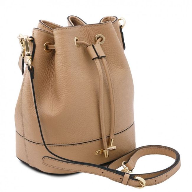 Жіноча сумка Tuscany TL142146 (bucket bag) Сіра 2146_1_114 фото