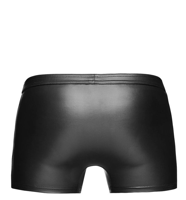 Men's shorts Noir Handmade H006 Men shorts with wet effect, Black, 3XL, 3XL