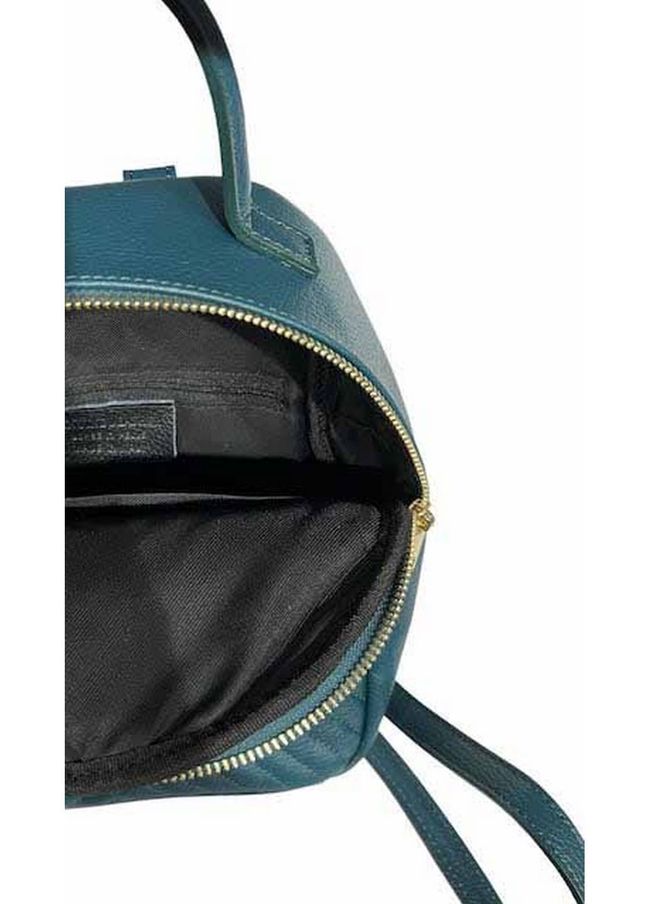 Рюкзак кожаный Italian Bags 11955 Темно-зеленый 11955_petrolio фото