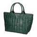 Большая кожаная сумка шоппер Italian Bags san0084 san0084_green фото 2