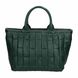 Большая кожаная сумка шоппер Italian Bags san0084 san0084_green фото 1