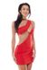 Anais Karen One Shoulder Dress Red XS