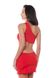 Anais Karen One Shoulder Dress Red XS