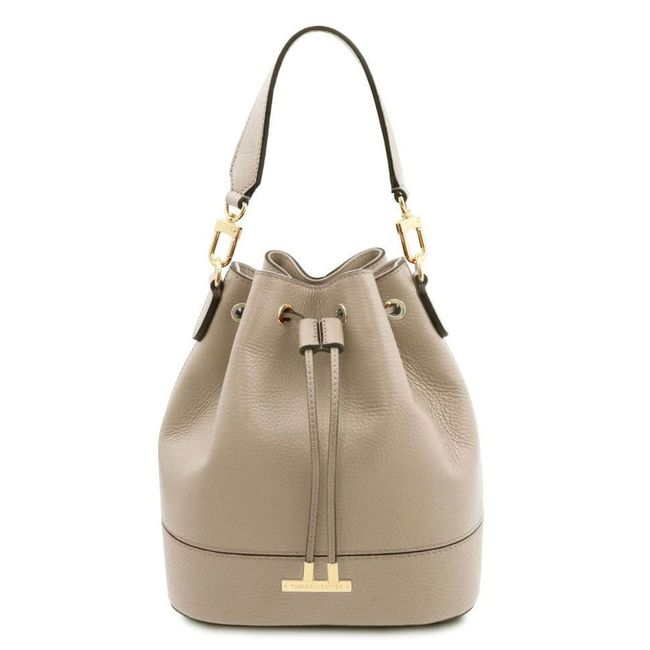 Женская сумка Tuscany TL142146 (bucket bag) Светло-серо-коричневый 2146_1_96 фото