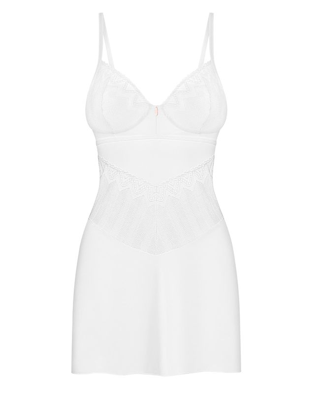 Сорочка Obsessive Alissium chemise Біла XL/2XL 103170 фото