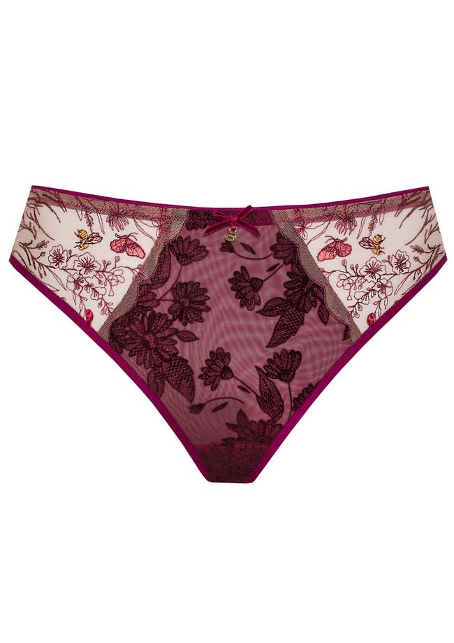 Brazilian panties Samanta Adelina M300, Рубиновый, L