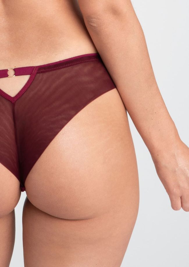 Brazilian panties Samanta Adelina M300, Рубиновый, L