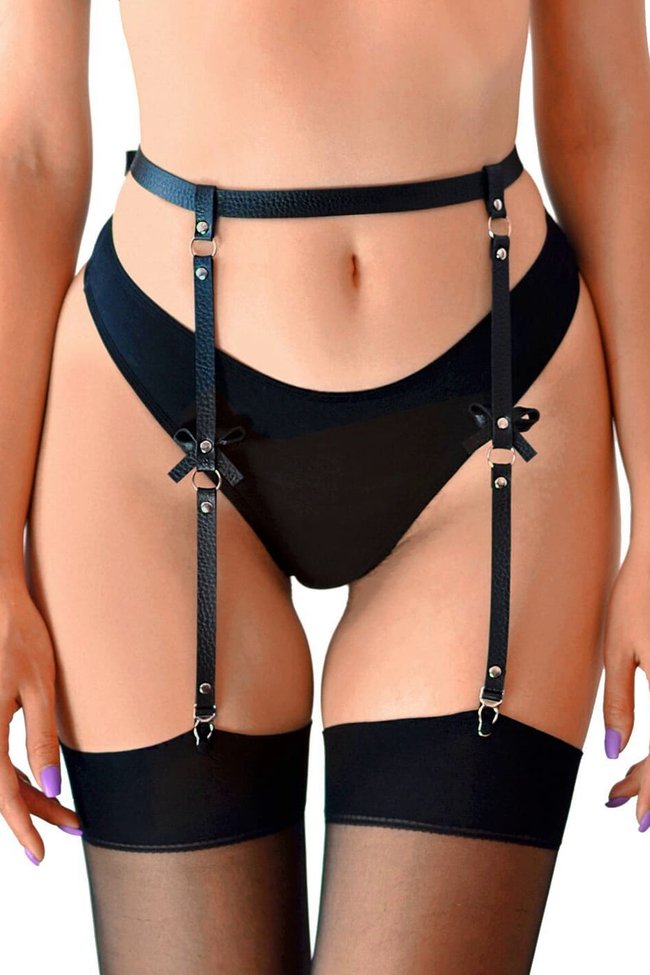 Suspender Belt Art of Sex Venecia Black one size