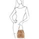 Women's leather bag - bucket Tuscany TL142146 (bucket bag), Песочный