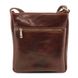 Мужская кожаная сумка через плечо Tuscany Leather TL141300 JASON, Тёмно-коричневый