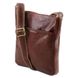 Чоловіча шкіряна сумка через плече Tuscany Leather TL141300 JASON, Темно-коричневий