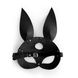 Кожаная маска Зайки Art of Sex Bunny mask One Size Черная SO9644 фото 2