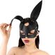 Кожаная маска Зайки Art of Sex Bunny mask One Size Черная SO9644 фото 4