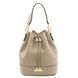 Women's leather bag - bucket Tuscany TL142146 (bucket bag), Песочный