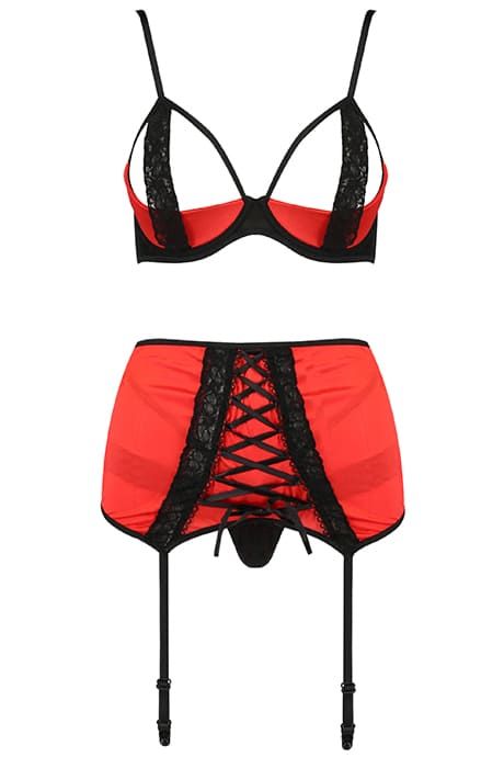 Комплект белья Passion Femmina set Красный  L/XL 100905 фото