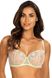 Balconette bra with soft cup Ewa Bien Mila B139 Creamy lime 70D