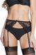 Garter Belt Lace Julimex Daisy, Black, XL