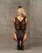 Bodystocking bodysuit with cutout Obsessive B115, Black, S, M, L, S/M/L