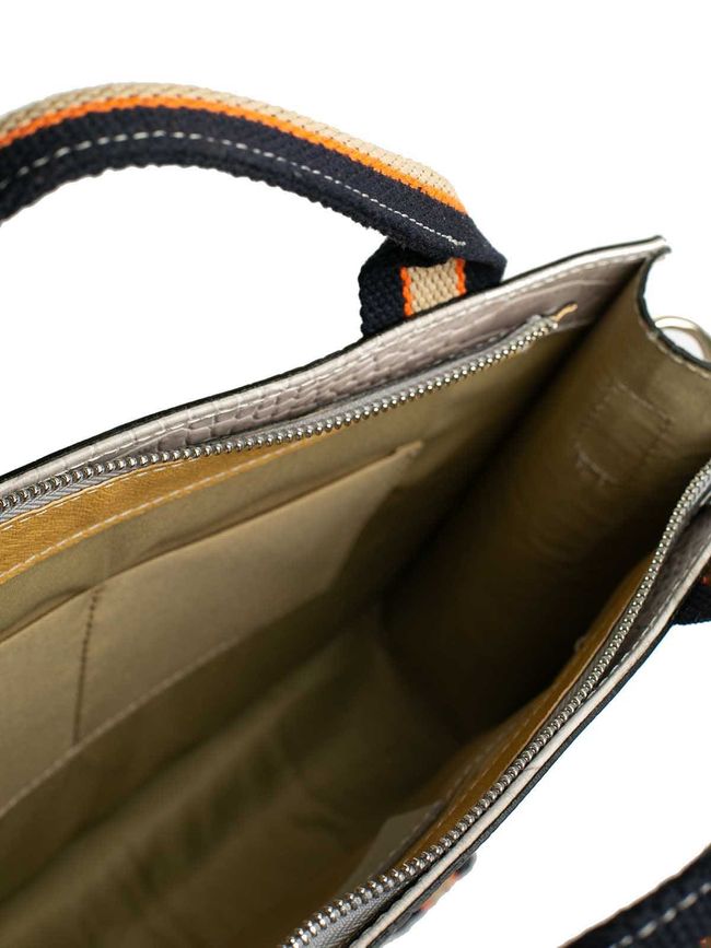 Деловая кожаная сумка Italian Bags 11044 11044_gray фото