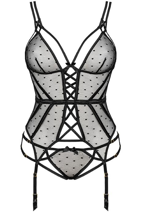 Sexy corset with panties Cofashion Fordex Black S/M
