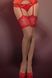 Obsessive Secred Belt Stockings Flesh Red S/M