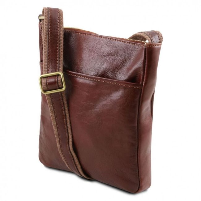 Мужская кожаная сумка через плечо Tuscany Leather TL141300 JASON, Светло-коричневый
