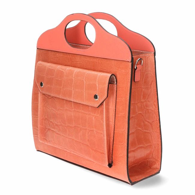 Деловая кожаная сумка Italian Bags 11100 11100_corale фото