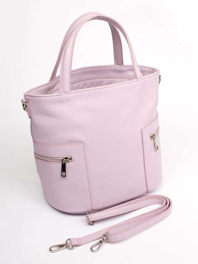Ділова шкіряна сумка Amelie Pelletteria 111074 111074_roze фото