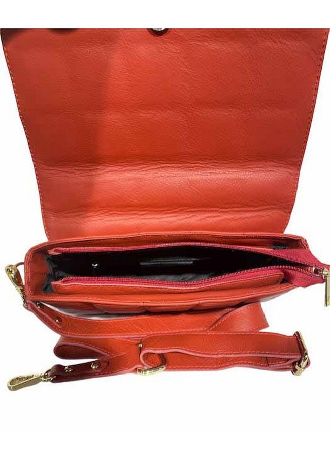 Клатч кожаный Italian Bags 11813 11813_papaya фото