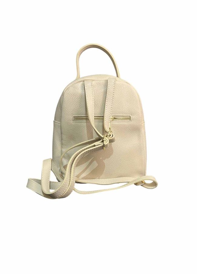 Рюкзак кожаный Italian Bags 11955 Светло-бежевый 11955_beige фото