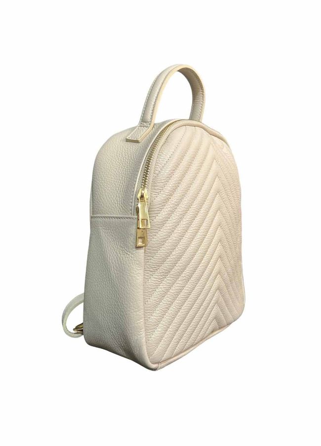 Рюкзак шкіряний Italian Bags 11955 Світло-бежевий 11955_beige фото