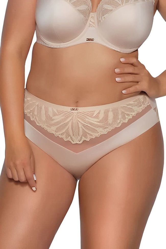 Slip panties Ava Yasemin AV 2105, Nude, 3XL, 3XL