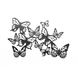 Маска на обличчя вінілова метелики Bijoux Indiscrets - Sybille Mask SO2335 фото 2