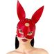 Leather mask Bunny Art of Sex Bunny mask One Size Red