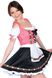 Ролевой костюм баварской девушки Leg Avenue Beer Garden Babe Черно-бело-красный L SO7925 фото 1