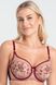 Bra soft with cup Samanta Adelina A143, Рубиновый, 75F