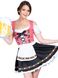 Ролевой костюм баварской девушки Leg Avenue Beer Garden Babe Черно-бело-красный L SO7925 фото 10