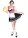 Ролевой костюм баварской девушки Leg Avenue Beer Garden Babe Черно-бело-красный L SO7925 фото 9