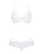 Set Obsessive 860-SET-2 set White S/M