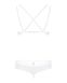 Set Obsessive 860-SET-2 set White S/M