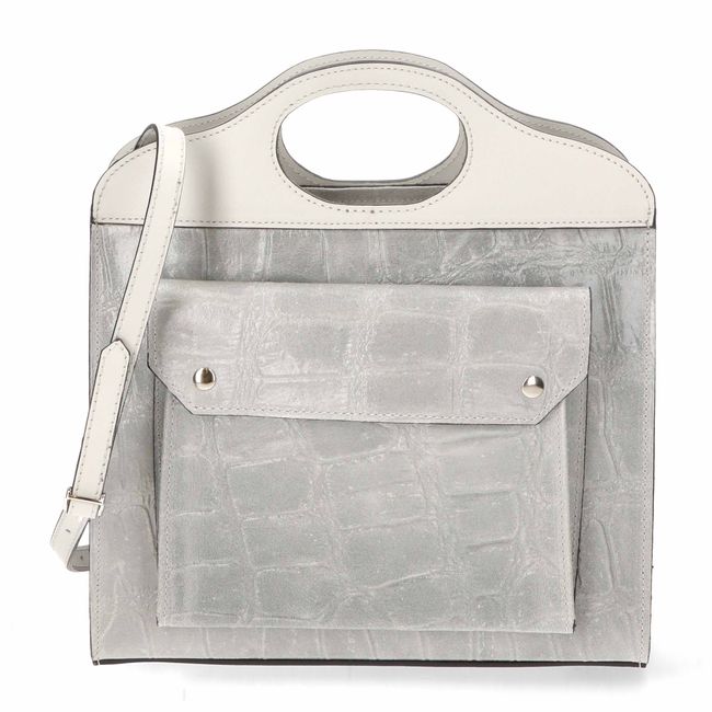 Деловая кожаная сумка Italian Bags 11100 11100_white фото