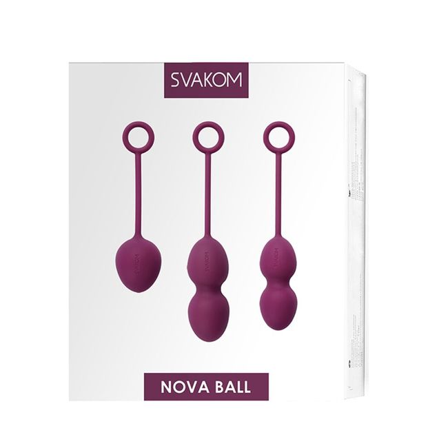 Набір вагінальних кульок зі зміщеним центром ваги Svakom Nova SO4831 фото