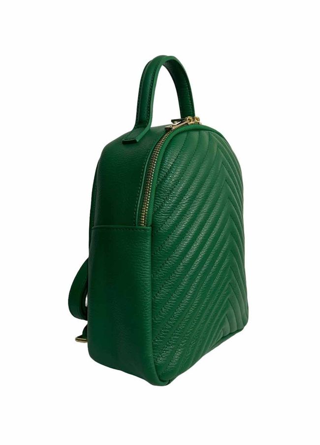 Рюкзак шкіряний Italian Bags 11955 Зелений 11955_green фото