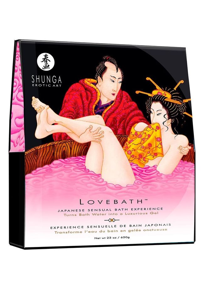 Гель для ванни Shunga LOVEBATH  650гр, робить воду ароматним желе зі SPA ефектом SO2544 фото