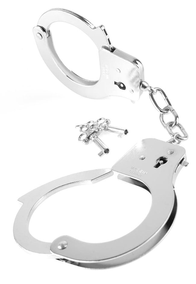 Металеві наручники FFSLE Metal Handcuffs designer guffs Сріблясті Сріблясті 61325439260000 фото