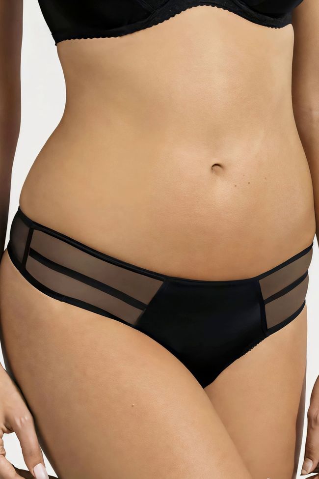 Thong panties Kinga Sophie S-427/1, Black, XL